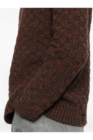 Maglione in lana marrone MM6 MAISON MARGIELA | SH2HL0034M13174961